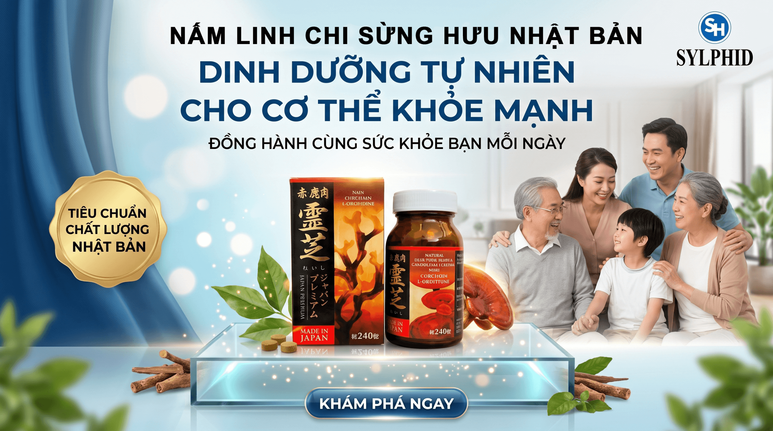 Nấm Linh Chi Sừng Hươu Nhật Bản hỗ trợ bổ sung dưỡng chất tự nhiên cho cơ thể khỏe mạnh.