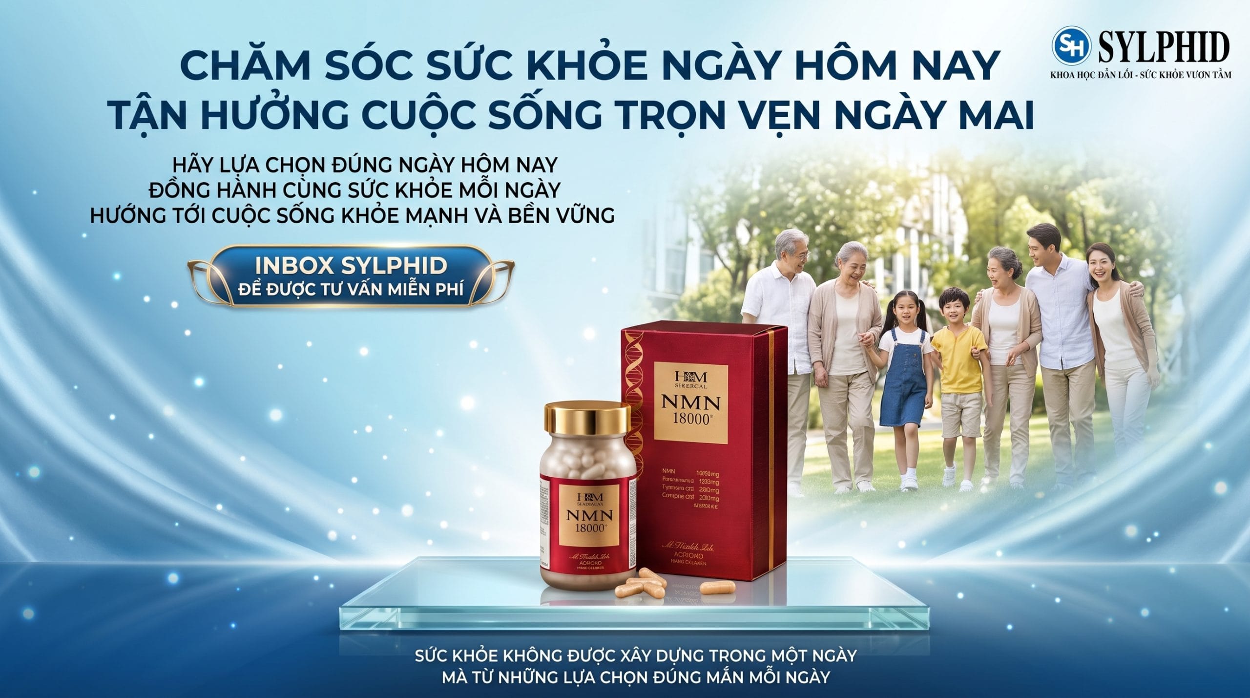 NMN 18000+ Nhật Bản chính hãng phân phối tại SYLPHID