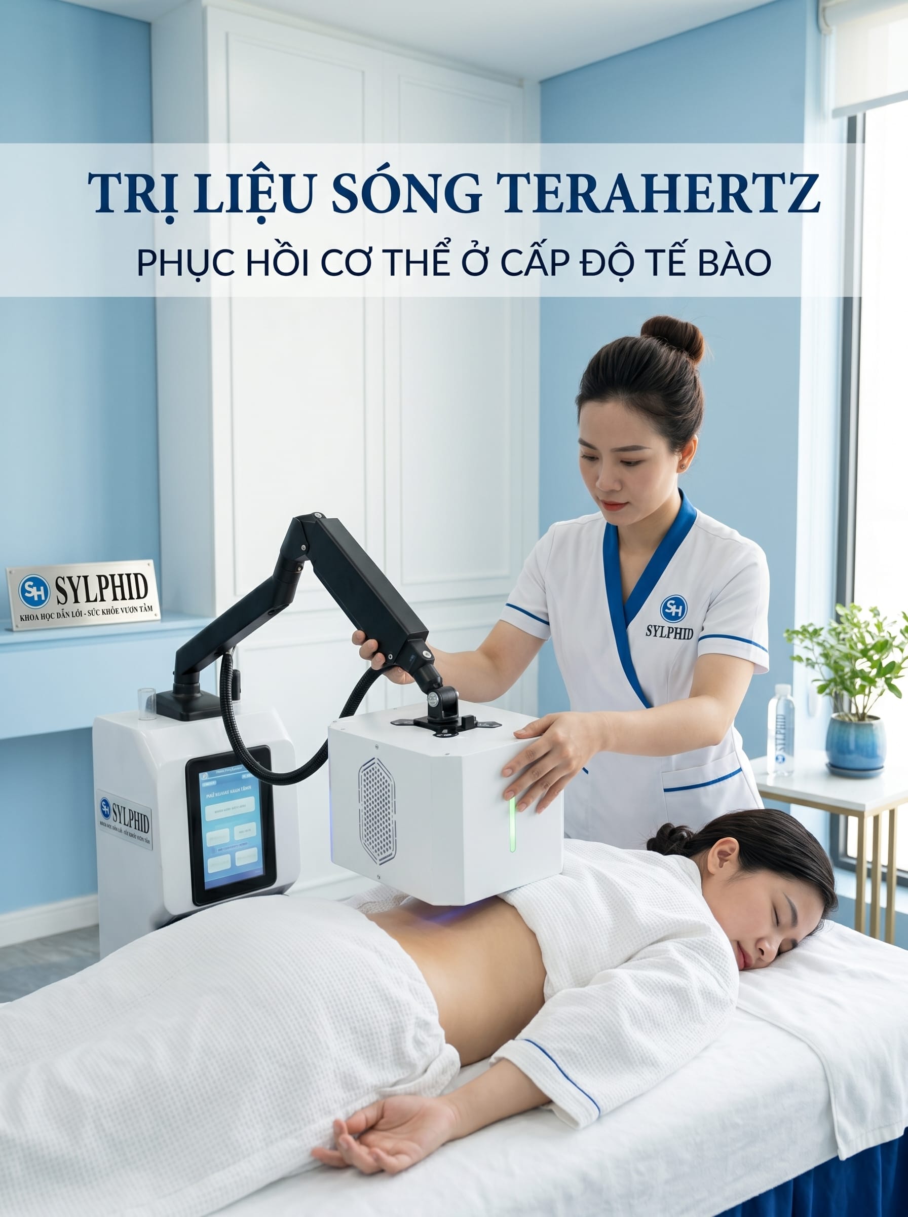 Trị liệu sóng TeraHertz Sylphid – Phục hồi tế bào và lưu thông khí huyết
