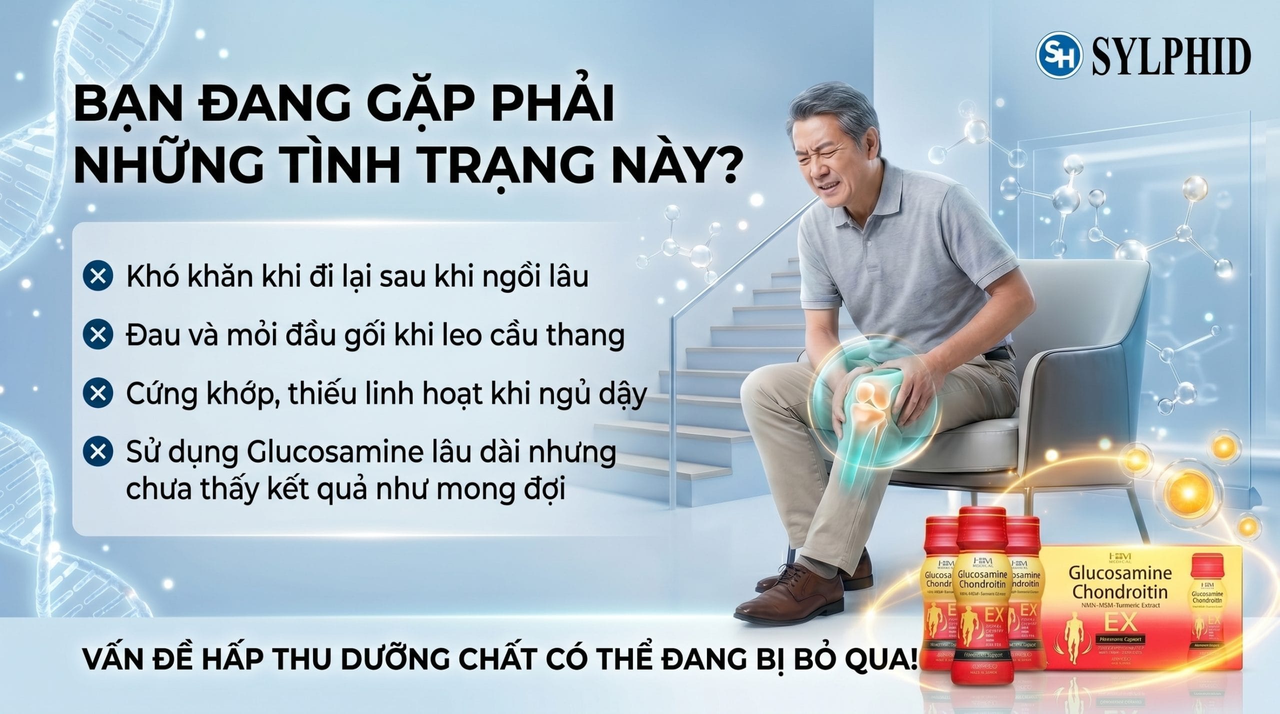 Glucosamine Chondroitin Aishodo Japan chính hãng tại SYLPHID