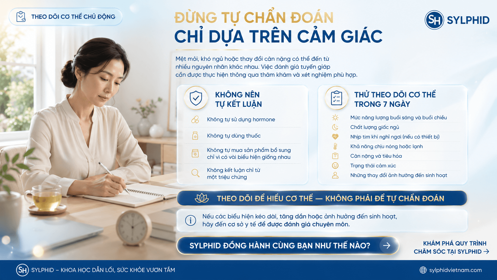 Dấu hiệu có thể gặp khi tuyến giáp hoạt động chậm