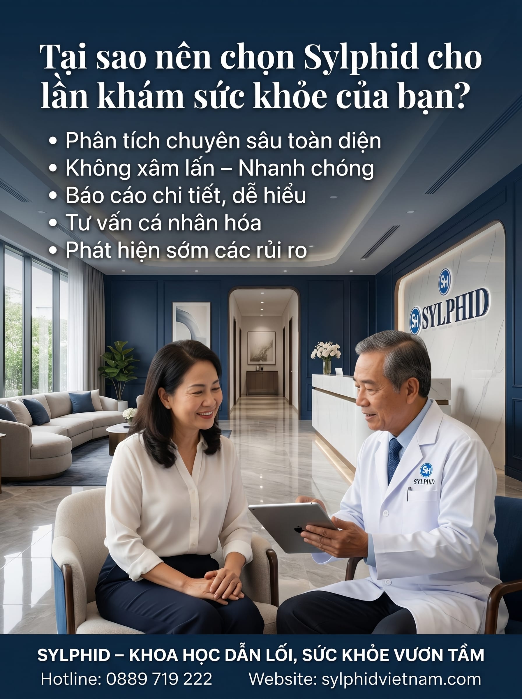 phân tích kiểm tra 270 chỉ số sức khỏe