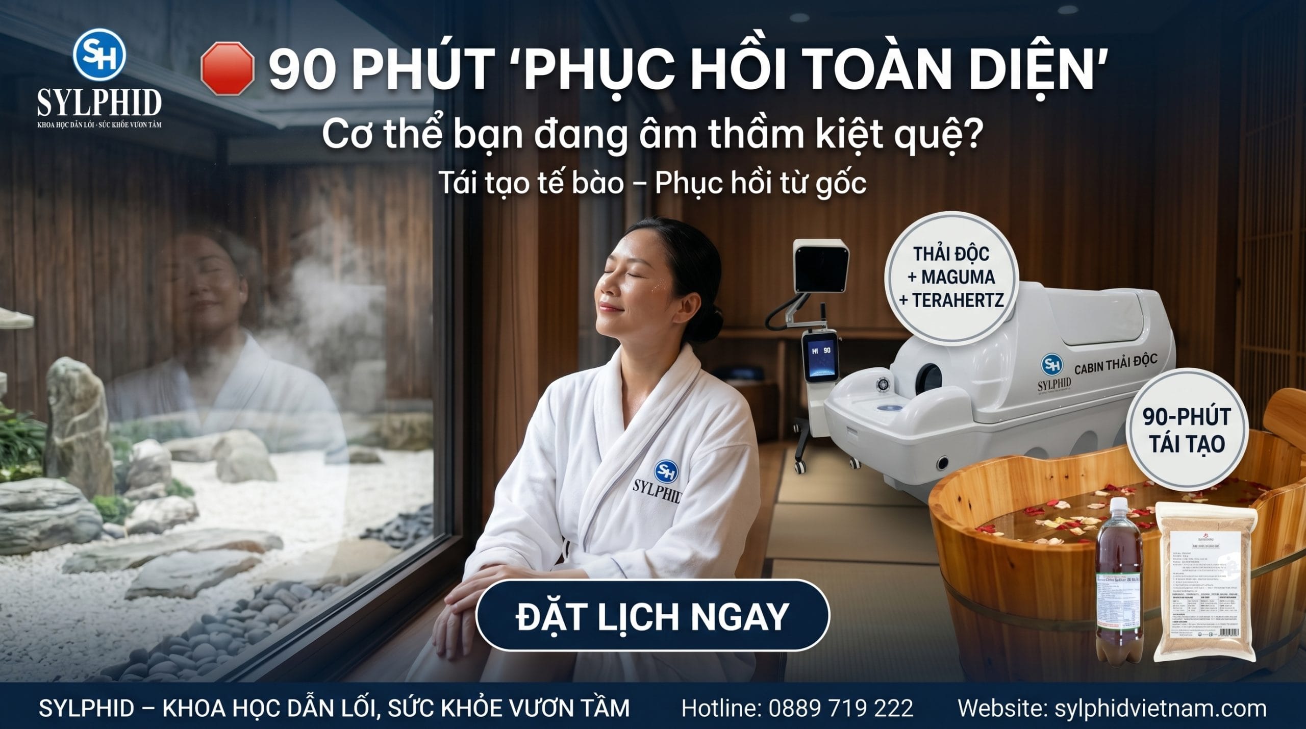 Phục Hồi Cơ Thể Toàn Diện 90 Phút Chuẩn Nhật Tại Sylphid