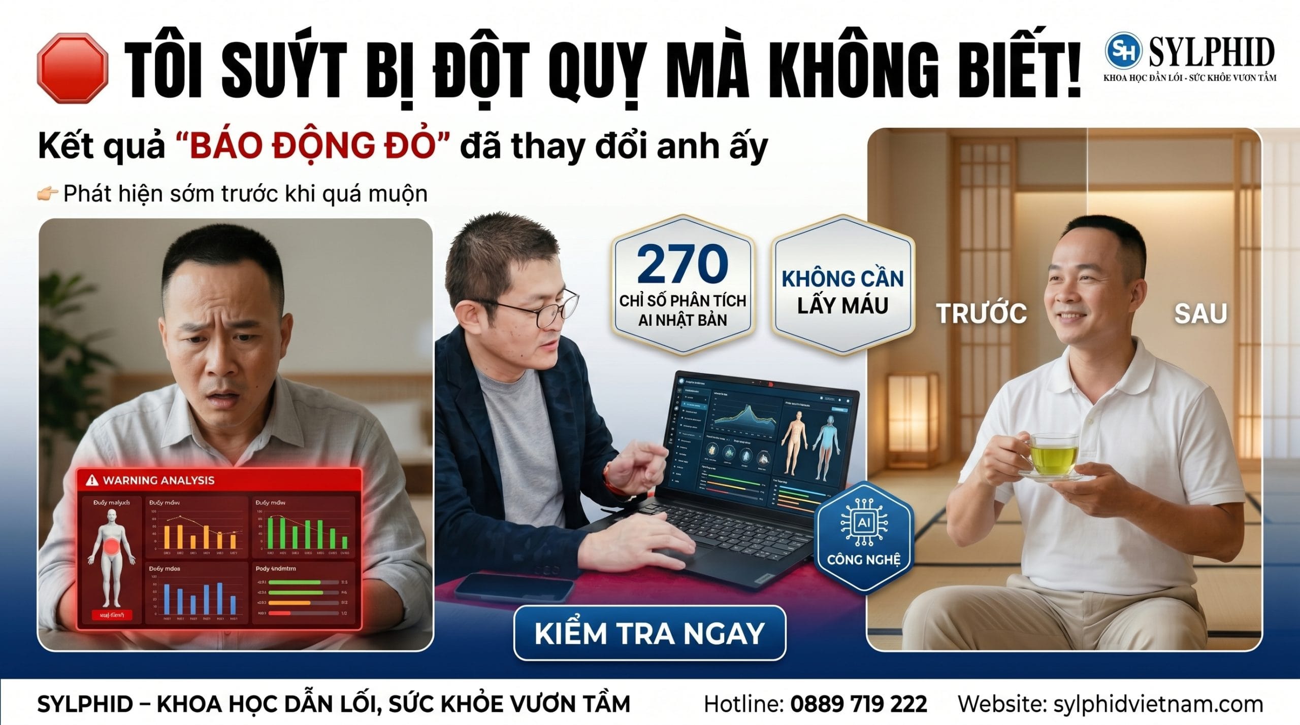 Tầm Soát Sức Khỏe 270 Chỉ Số Chuẩn Nhật Tại Sylphid