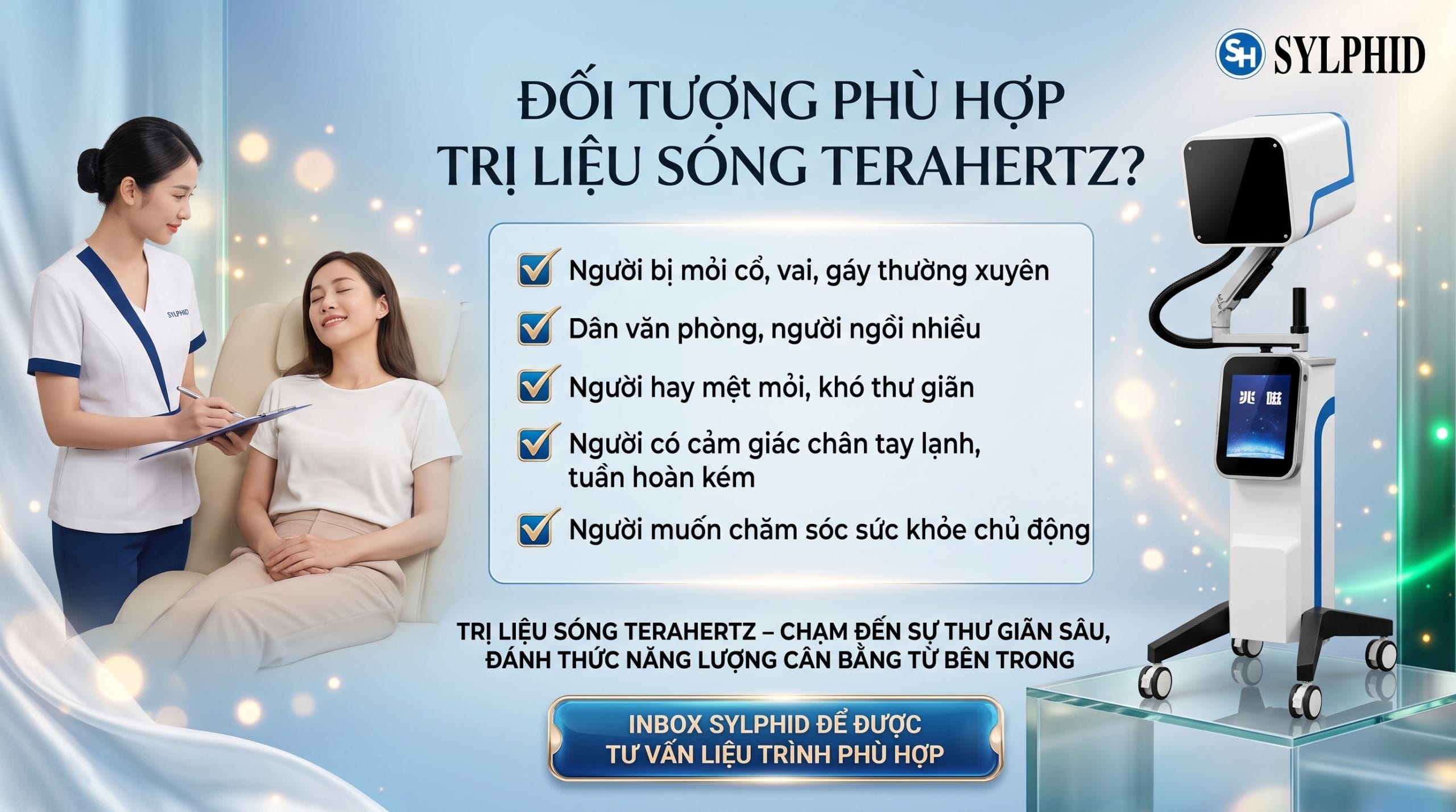 Không gian nhẹ nhàng và riêng tư giúp khách hàng thả lỏng trong suốt quá trình trải nghiệm.