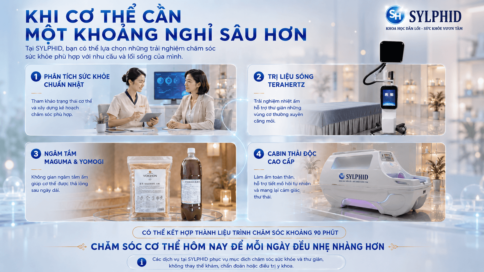 Trải nghiệm chăm sóc cổ vai gáy tại SYLPHID